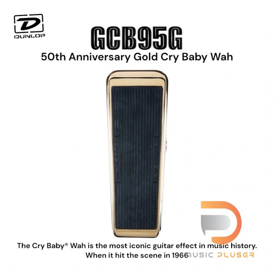Jim Dunlop GCB95G 50th Anniversary Gold Cry Baby Wah Jim Dunlop GCB95G 50th Anniversary Gold Cry Baby Wah